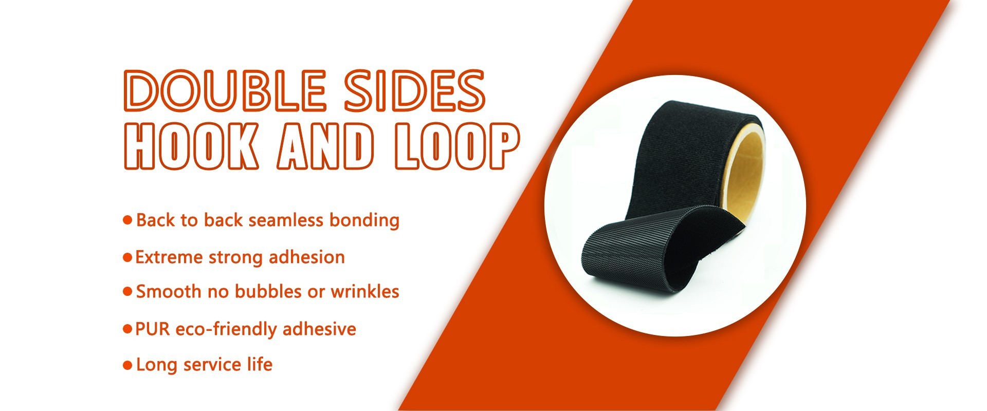 kwaliteit Hook and loop kleefband fabriek