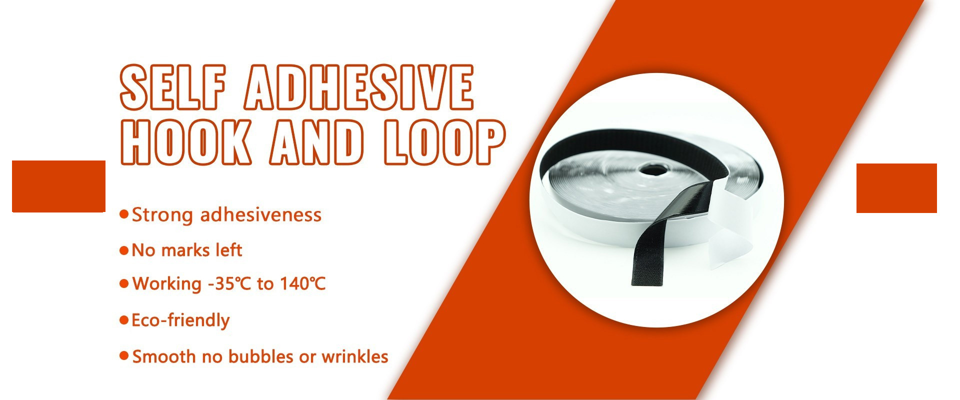 kualitas Pita Adhesif Hook And Loop pabrik